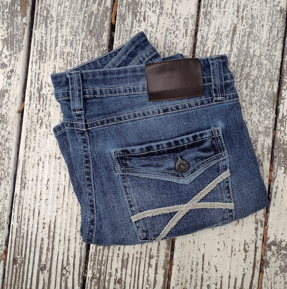 tk axel mfg co denim men's jeans